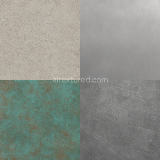 Seamless 3d texture pbr 8k rough plaster surface with chalky plaster and fine cracks