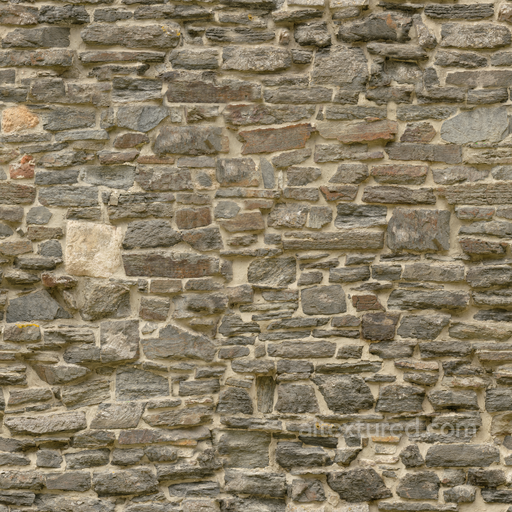 Castle Wall Slates - Wall Rough Blocks Stacked Old Castle seamless Rock PBR texture