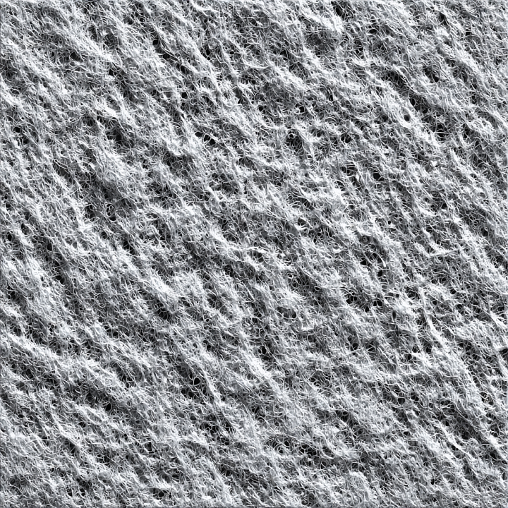 Felt Featuring Soft, Fibrous White Wool Surface seamless PBR texture preview
