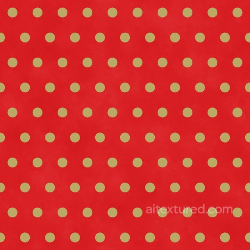 Wrapping Paper with Golden Dots | Free PBR seamless Paper PBR texture