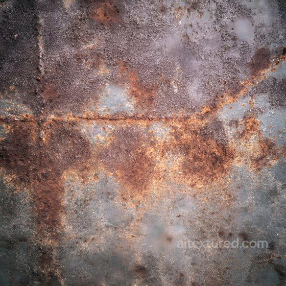 Rust Texture of Rusted Metal Surface with Cracks and Corrosion Rust texture preview