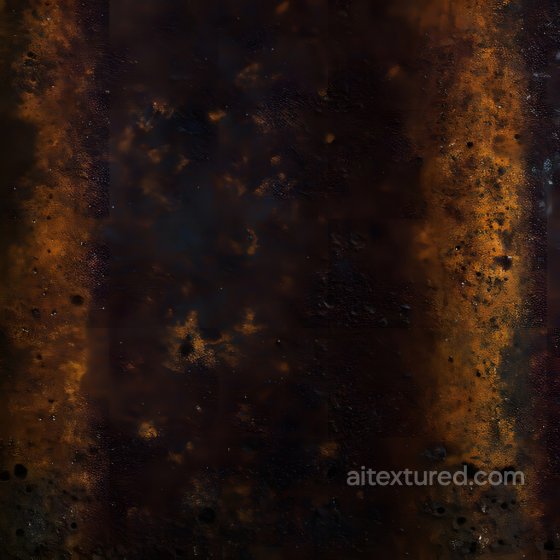 Rusted Metal Texture Featuring Dark Corrosion, Holes, and Worn Surfaces Rust texture preview