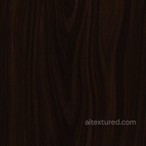 Ebony Wood With Polished Surface And Fine Grain Detail seamless Furniture wood PBR texture
