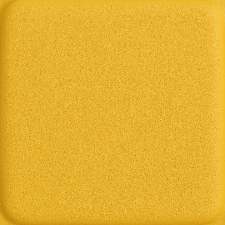 Tactile Plate With Rounded Edges And Powder Coated Signal Yellow Surface seamless PBR texture preview
