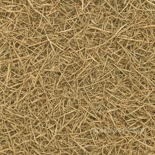Loose Dried Grass Seamless Texture seamless Hay-straw PBR texture