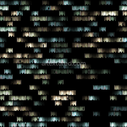 Facade Building Modern Urban Tileable Seamless Pbr Textured Detailed Reflective