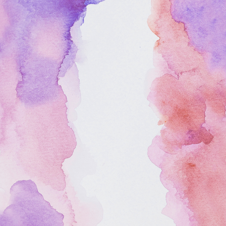 Watercolor with Soft Pink and Purple Washes seamless PBR texture preview