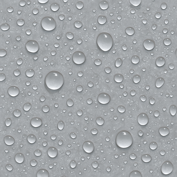 Water Droplets On Wet Plastic Surface seamless PBR texture preview