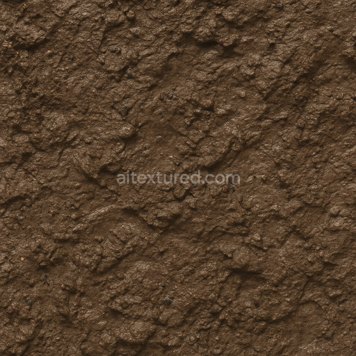 Worn Wet Soil Texture Seamless 1024X1024