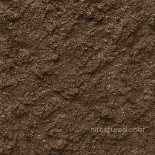 Worn Wet Soil Seamless Texture seamless Sand-soil PBR texture