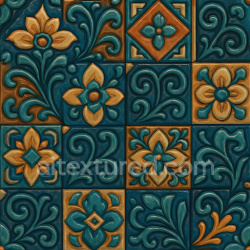 seamless Stylized Ceramic Seamless Texture texture 1024x1024 free download PBR