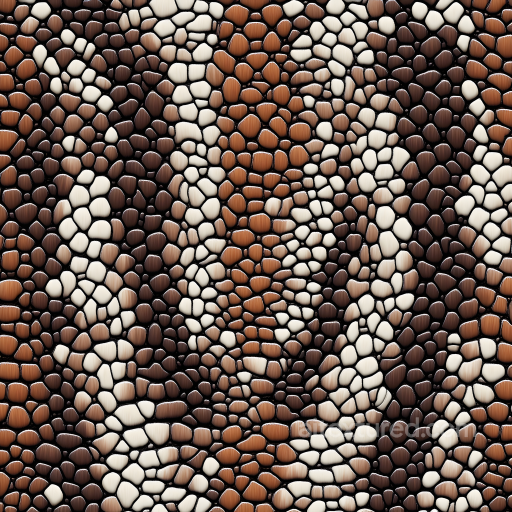 Reptilian Scales Skin Texture With Detailed Organic Pattern And Natural Color Variation seamless Skin PBR texture