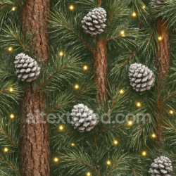 seamless Seamless 8k PBR 3d Texture of Green Pine Needle Surface for Christmas texture 8k free download PBR