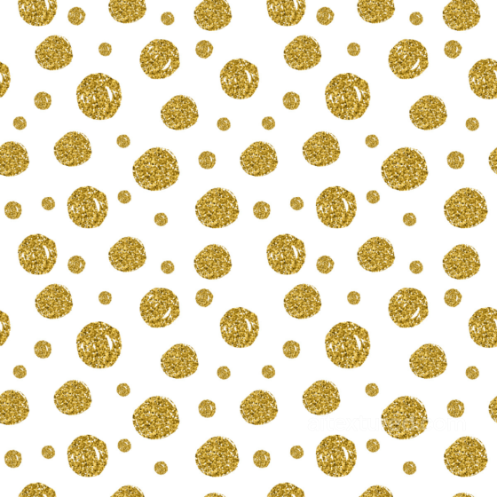 White & Gold Texture of White Fabric with Shiny Gold Glitter Dots White & Gold texture preview