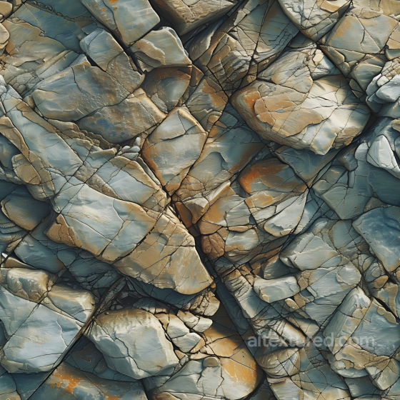 Stone Texture of Weathered Rock Cliffs with Cracks and Earthy Tones Stone texture preview