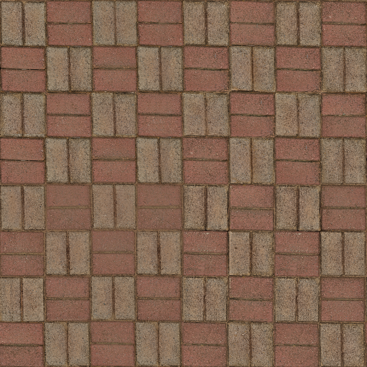 Brick Floor - Clean Brick Stones Tiles Floor seamless PBR texture preview