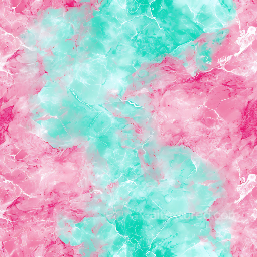 Baby Pink and Mint Polished Marble PBR Texture with Soft Veins seamless Marble PBR texture
