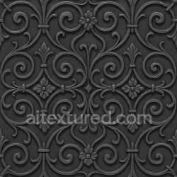 seamless Ornate Iron Texture Seamless texture 8k free download PBR