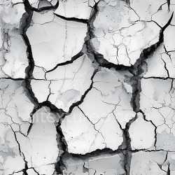 seamless Seamless 3D cracked plaster PBR texture with deep jagged fractures texture 8k free download PBR