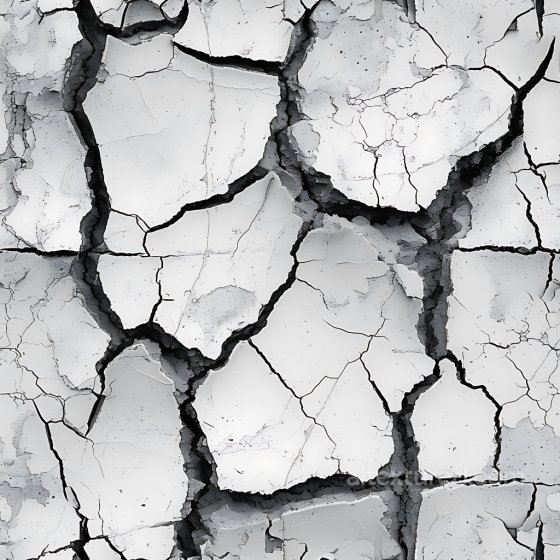cracked plaster PBR texture with deep jagged fractures Cracked & Holes texture preview