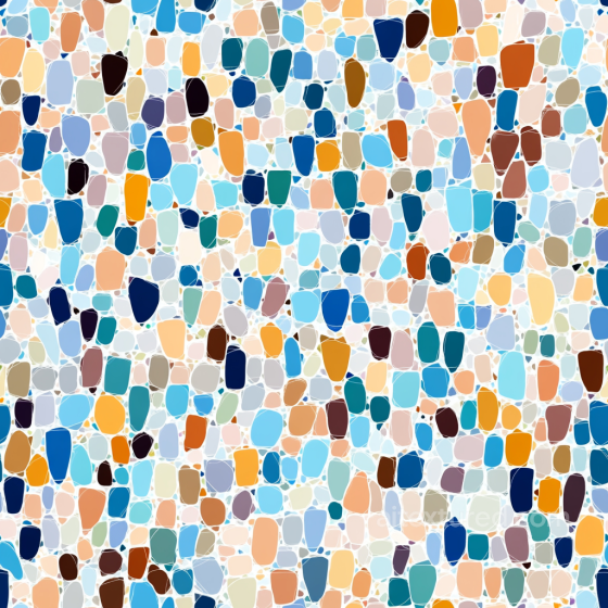 Mosaic PBR Texture Featuring Colorful Irregular Stone Chips Mosaic texture preview