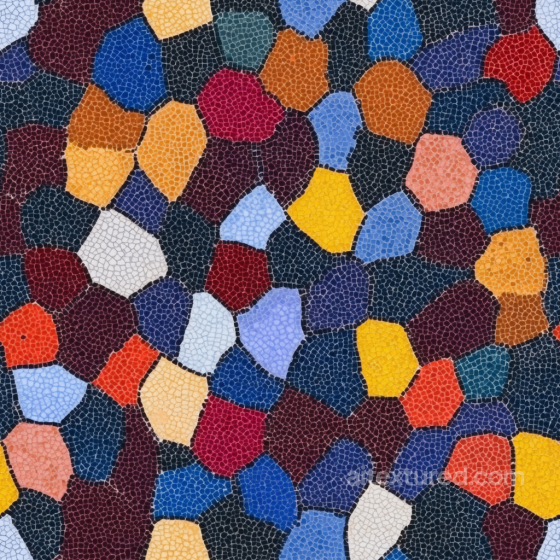 Mosaic PBR Texture Featuring Vibrant Irregular Stone Chips Mosaic texture preview
