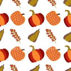 seamless Seamless 3D PBR Texture Featuring Thanksgiving Pumpkins and Gourds Pattern texture 8k free download PBR