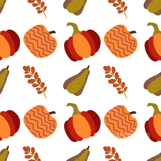 Featuring Thanksgiving Pumpkins and Gourds Pattern seamless Thanksgiving PBR texture
