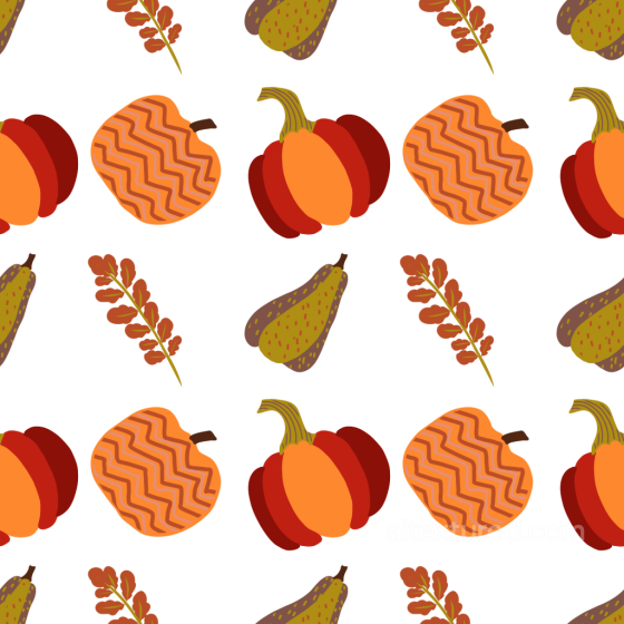 Featuring Thanksgiving Pumpkins and Gourds Pattern Thanksgiving texture preview