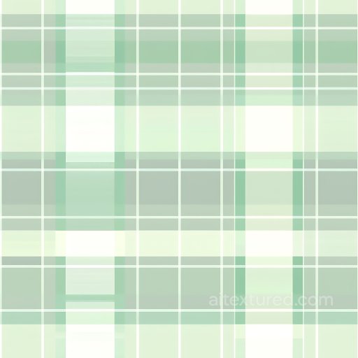 Seamless 3D PBR Texture of Soft Green and White Plaid Fabric Pattern texture preview