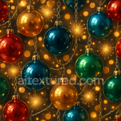 seamless Seamless 3d texture pbr 8k glossy enamel festive baubles shining beads texture 8k free download PBR