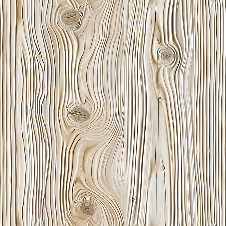 Light Wood Planks with Distinct Grain and Knots seamless PBR texture preview