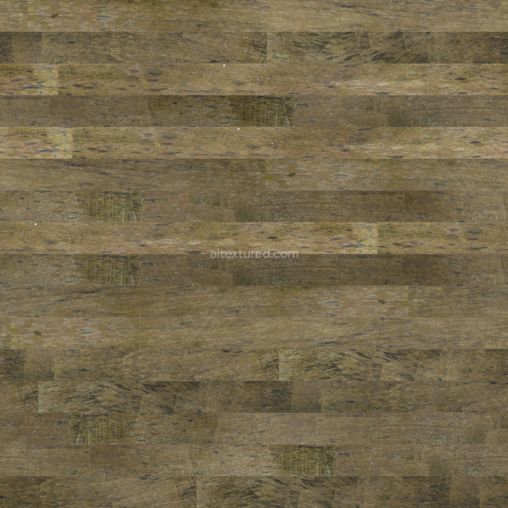 Seamless PBR wood planks texture with a weathered look