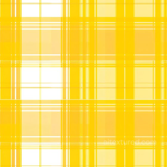 Bright Yellow and White Plaid Fabric Pattern Seamless Texture Plaid texture preview