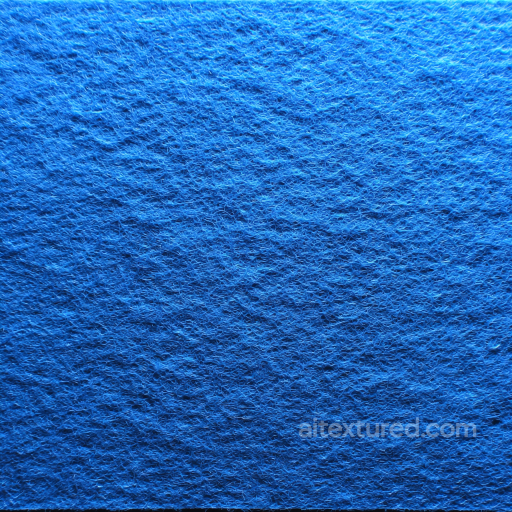 Felt PBR Texture Featuring Dense Blue Wool Fibers seamless Felt PBR texture