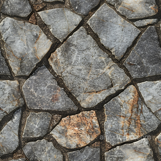 Natural Cracked Stone Pavement Seamless Texture with Earthy Tones Stone texture preview