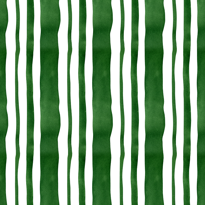 Watercolor Green Stripes Fabric with Soft Organic Lines seamless PBR texture preview