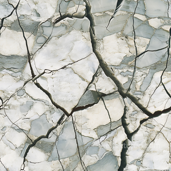 cracked stone ground PBR texture with pale gray and white tones Stone texture preview