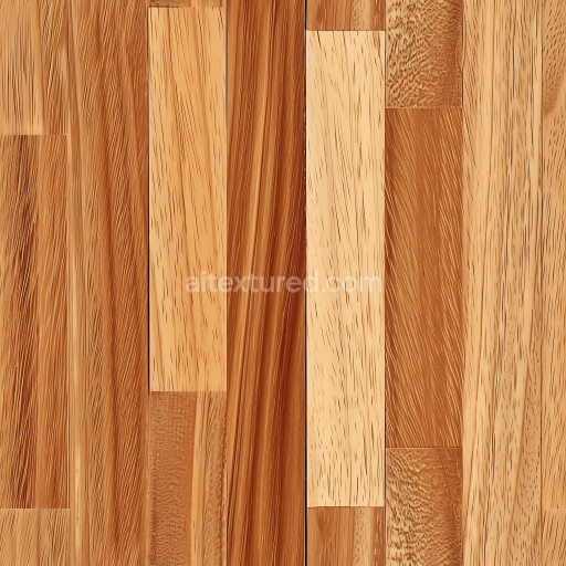Seamless 3D Light Beech Wood Floor PBR Texture with Natural Grain and Planks