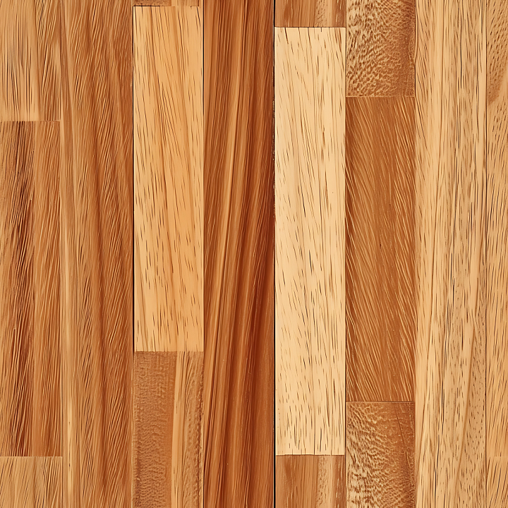 Light Beech Wood Floor with Natural Grain and Planks seamless PBR texture preview
