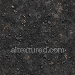 seamless Seamless 3d texture of charred rubble and burnt ground with blast scorch marks in detailed 8k pbr quality texture 8k free download PBR