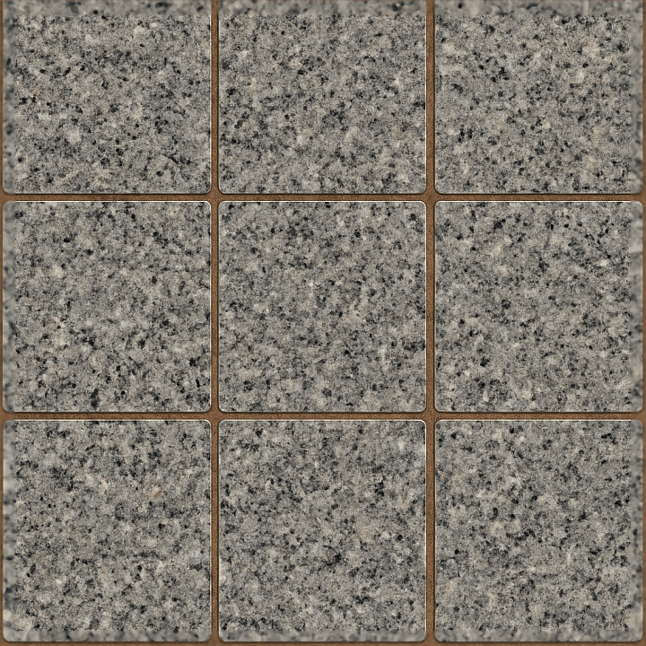 Granite Tiles Mosaic With Natural Stone And Polished Stone Finish seamless PBR texture preview