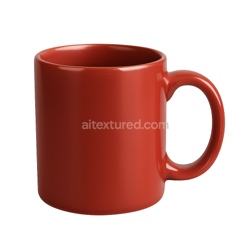 Red Ceramic Coffee Mug