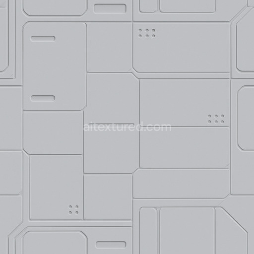 Clean Futuristic Panel Texture Seamless 1024X1024