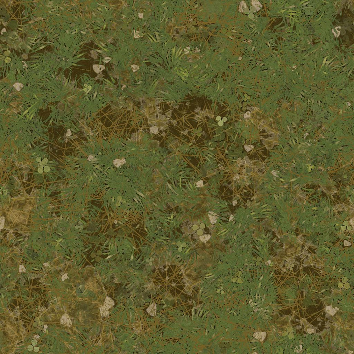 Pond Side Grassy and Muddy Land seamless PBR texture preview