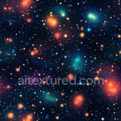 seamless Seamless 3D Space PBR Texture Featuring Vibrant Starfield and Nebula Clouds texture 8k free download PBR