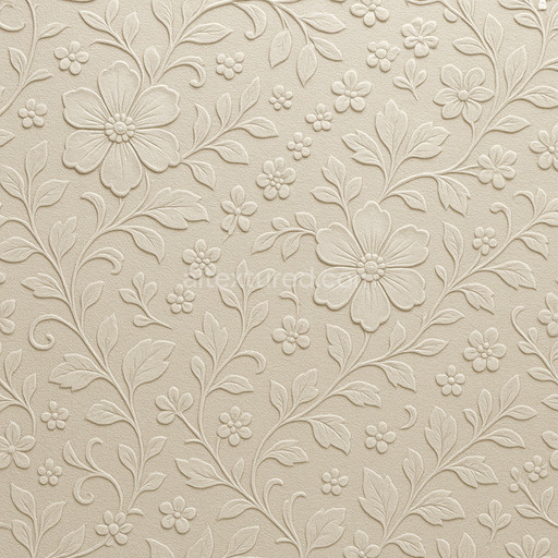 Embossed Stationery Floral Motif