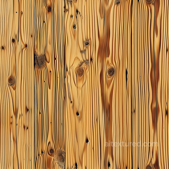 Burnt Pine Wood Planks PBR Texture with Distinct Knots and Grain Wood texture preview