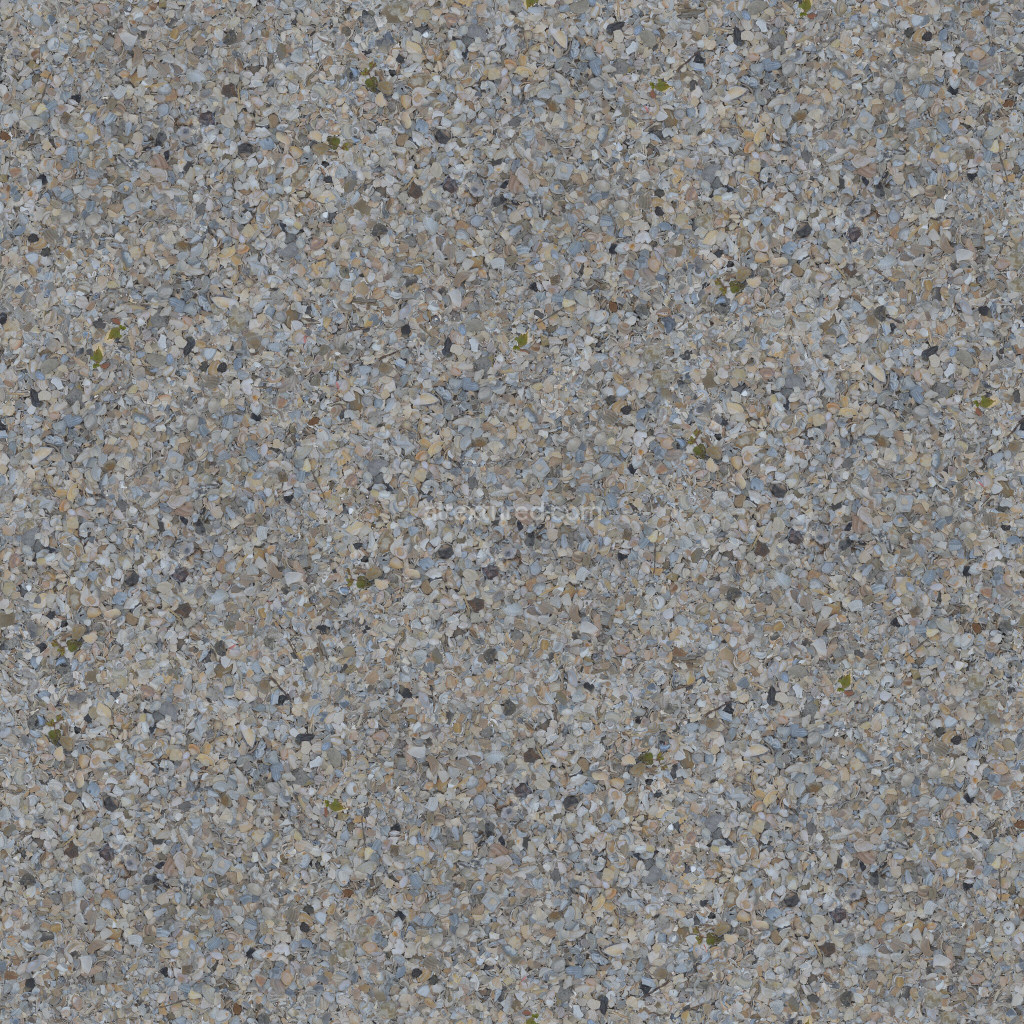 Seamless shells PBR texture for realistic coastal environments