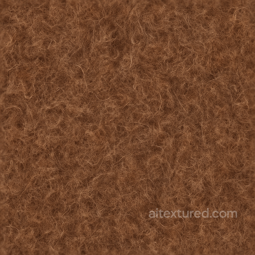 Carded Wool Raw Wool Fibers Coarse Wool Strands seamless Wool PBR texture